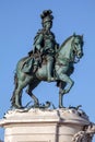 Statue of King Jose I in Lisbon Royalty Free Stock Photo